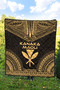 Hawaii Premium Quilt - Kanaka Maoli Polynesian Chief Gold Version 2