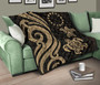 Cook Islands Premium Quilt - Gold Tentacle Turtle 10