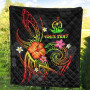 Vanuatu Polynesian Personalised Premium Quilt - Legend of Vanuatu (Reggae) 7