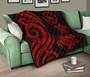 Tahiti Polynesian Premium Quilt - Red Tentacle Turtle 10