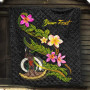 Vanuatu Polynesian Custom Personalised Quilt - Plumeria Tribal 5