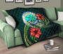 Federated States of Micronesia Premium Quilt - Green Turtle Hibiscus 10