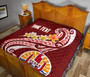 Tahiti Personalised Premium Quilt - Tahiti Seal Polynesian Patterns Plumeria 3