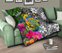 Tuvalu Premium Quilt - Turtle Plumeria Banana Leaf 10