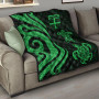 Fiji Polynesian Premium Quilt - Green Tentacle Turtle 8