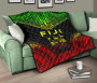 Fiji Premium Quilt - Fiji Coat Of Arms Polynesian Chief Reggae Version 10