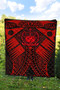 Samoa Polynesian Premium Quilt - Samoa Red Seal with Polynesian Tattoo 4