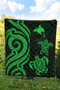 Papua New Guinea Premium Quilt - Green Tentacle Turtle 4