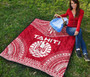 Tahiti Premium Quilt - Tahiti Flag Polynesian Chief Red Version 4