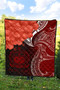 Samoa Custom Personalised Premium Quilt - Samoa Seal Wave Style (Red) 4