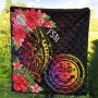 Federated States of Micronesia Premium Quilt - Tropical Hippie Style 4