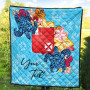 Wallis and Futuna Custom Personalised Premium Quilt - Tropical Style 8