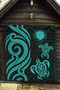 Northern Mariana Islands Premium Quilt - Turquoise Tentacle Turtle 5