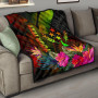 Kosrae Polynesian Personalised Premium Quilt -  Hibiscus and Banana Leaves 1