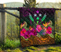 Kosrae Premium Quilt - Summer Hibiscus 9