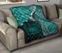 Samoa Custom Personalised Premium Quilt - Samoa Seal Wave Style (Green) 9