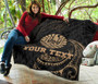 Tahiti Polynesian Custom Personalised Premium Quilt - Gold Tribal Wave 7