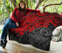 Vanuatu Polynesian Premium Quilt - Vanuatu Coat Of Arms & Red Turtle Hibiscus 7