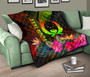 Pohnpei Polynesian Personalised Premium Quilt -  Hibiscus and Banana Leaves 10