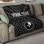 Yap Personalised Premium Quilt - Yap Seal With Polynesian Tattoo Style 1