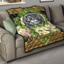 American Samoa Premium Quilt - Polynesian Gold Patterns Collection 9