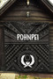 Pohnpei Premium Quilt - Pohnpei Seal With Polynesian Tattoo Style ( Black) 10