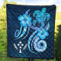 Kosrae Premium Quilt - Turtle and Tribal Tattoo Of Polynesian 3