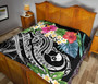 YAP Polynesian Premium Quilt - Summer Plumeria (Black) 8