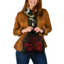Nauru Custom Personalised Shoulder Handbag - Cross Style Red Color 4