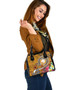 Pohnpei Shoulder Handbag - Turtle Plumeria (Gold) 2