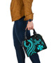 Wallis And Futuna Shoulder Handbag - Turquoise Tentacle Turtle 6