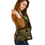 Vanuatu Custom Personalised Shoulder Handbag - Cross Style Gold Color 6