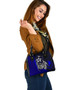 Yap Micronesia Shoulder Handbag Blue - Turtle With Hook 2