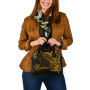 Nauru Shoulder Handbag - Cross Style Gold Color 4