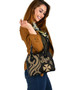 Wallis And Futuna Shoulder Handbag - Gold Tentacle Turtle 2