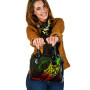 Kanaka Shoulder Handbag - Custom Personalised Polynesian Pattern Style Reggae Color 1
