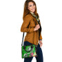 Fiji Custom Personalised Shoulder Handbag - Turtle Plumeria (Green) 9