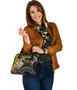 Samoa Shoulder Handbag - Samoa Seal Wave Style (Gold) 3