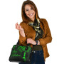 New Caledonia Shoulder Handbag - Cross Style Green Color 5