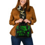 Wallis And Futuna Shoulder Handbag - Cross Style Green Color 4