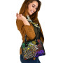 Palau Custom Personalised Shoulder Handbag - Rainbow Polynesian Pattern 5