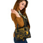 Yap State Custom Personalised Shoulder Handbag - Cross Style Gold Color 6