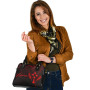 Kosrae State Shoulder Handbag - Cross Style Red Color 5
