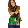 Kosrae Shoulder Handbag - Turtle Plumeria (Green) 1