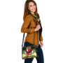 Wallis And Futuna Shoulder Handbag - Polynesian Gold Patterns Collection 5