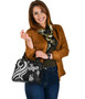 New Caledonia Shoulder Handbag - White Tentacle Turtle 3