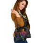 New Caledonia Shoulder Handbag - Butterfly Polynesian Style 2