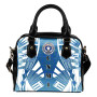 Northern Mariana Islands Shoulder Handbag - Polynesian Tattoo Flag 1