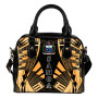 Samoa Shoulder Handbag - Polynesian Tattoo Gold 1