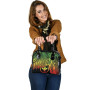 Polynesian Hawaii Shoulder Handbag - Tribal Wave Tattoo Reggae 1